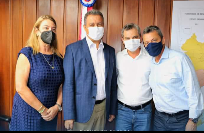 Sebastião Laranjeiras: Deputado Federal Charles Fernandes e o Prefeito Dr Pedro Malheiros apresenta demandas do município ao Governador do Estado