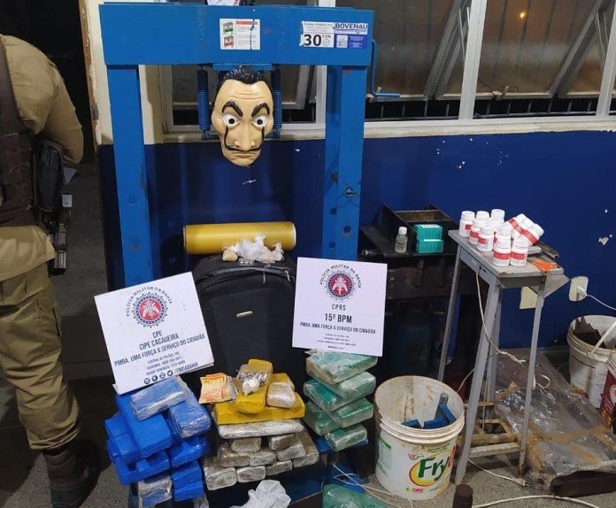 Polícia descobriu laboratório de drogas em Itabuna