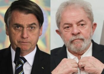 Pesquisa aponta queda de vantagem de Lula sobre Bolsonaro para 6 pontos