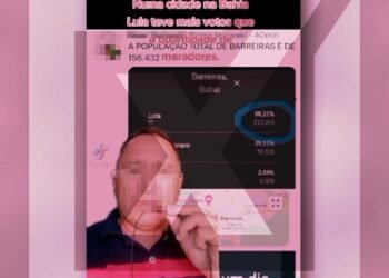 É falso que cidade de Barreiras, na Bahia, registrou número de votos em Lula superior à população do município