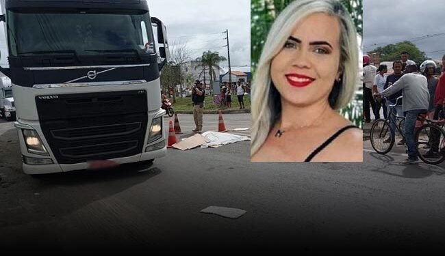 Bahia: Adriele Miranda Freitas da Silva morreu em acidente de moto na BR-116,nesta quarta-feira.