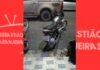 Palmas de Monte Alto: motociclista em alta velocidade e sem CNH tem veículo apreendido na Praça da Bandeira