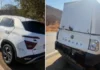 Guanambi: caminhão perde os freios e quatro veículos se envolvem em acidente na BR-030