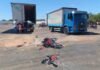 Palmas de Monte Alto: motociclista de 58 anos fica ferido após colisão com caminhão na BR-030