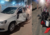 Guanambi: Acidente entre carro e moto deixa duas pessoas feridas.
