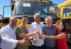 Sebastião Laranjeiras: Prefeito Dr. Pedro destaca chegada de mais um ônibus para a educação.