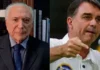 Michel Temer declara apoio a Flávio Bolsonaro no segundo turno